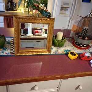 Mirror in Gold frame